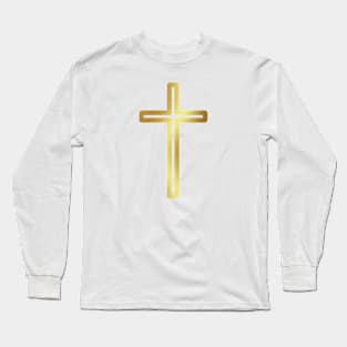 Golden Cross Long Sleeve T-Shirt